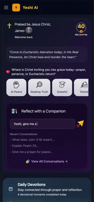 Christianity AI Companion preview
