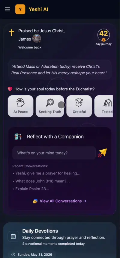 Christianity Prayer Reflection preview