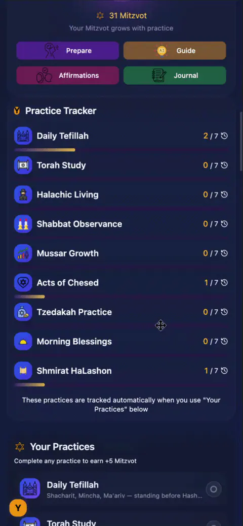 Judaism Mitzvah Practice preview