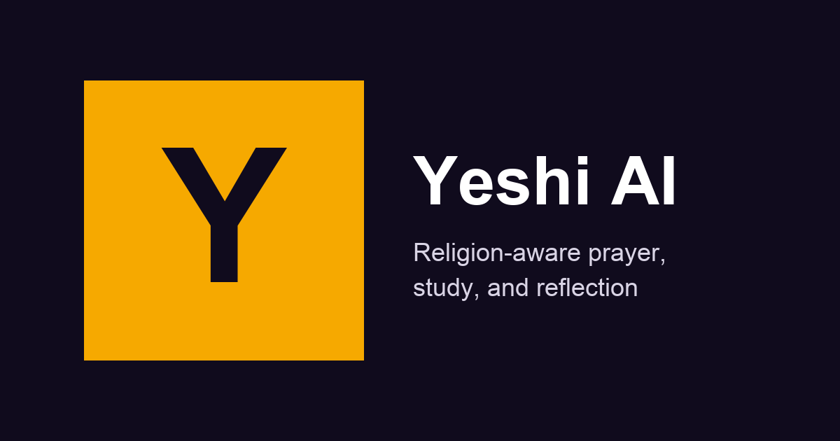 I built an AI spiritual companion for 5 different religions — and the hardest part wasn’t the AI logo